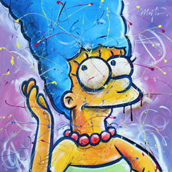 Marge Simpson, tableau de Patrick Martin