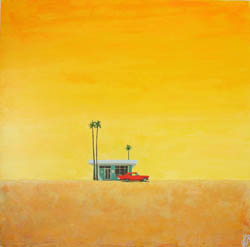 tableau de Jean-Philippe Berger, station essence